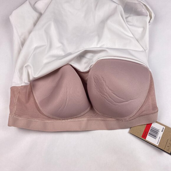 NWT Nike EYBL Tank Shelf Bra White Women's L Basketball - Picture 6 of 16